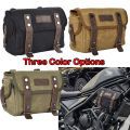 Motorcycle SaddleBag Universal Side Bag With Removable Waterproof Inner Bag Travel Motorbike Luggage.