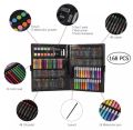 168 Pcs Super Mega Art Set Coloring Set For Kids Deluxe Colored Pencil Kit for Artists. 