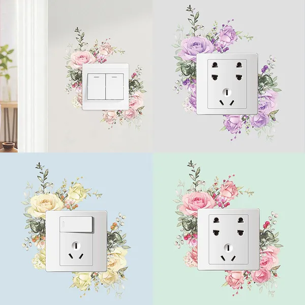 Rose%20Design%20Switch%20Sticker%20Waterproof%20Floral%20Switch%20Sticker%20Self-adhesive%20Wall%20Decal%20for%20Living%20Room%20Bedroom%20Kids%20Room%20Peel%20Stick%20Decoration%20Pvc%20Material%20Waterproof%20Switch%20Sticker%20-%20Image%207
