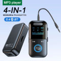 LED bluetooth 5.4 Adapter Transmitter Receiver Wireless Audio 3.5mm AUX Music MP3 Player Supports TF Card For Speaker Headphone. 
