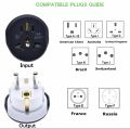 3 Pin to 2 Pin Converter EU Plug Travel Adapter, Multi Purpose Socket plug Converter, US/UK/AU to European converter | Mobile Shoe. 
