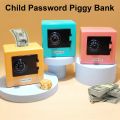 Mini Bank Money Box Retro Atm Rotating Password  Coins Saving Box Bank Safe Box Automatic Deposit Banknote Christmas . 