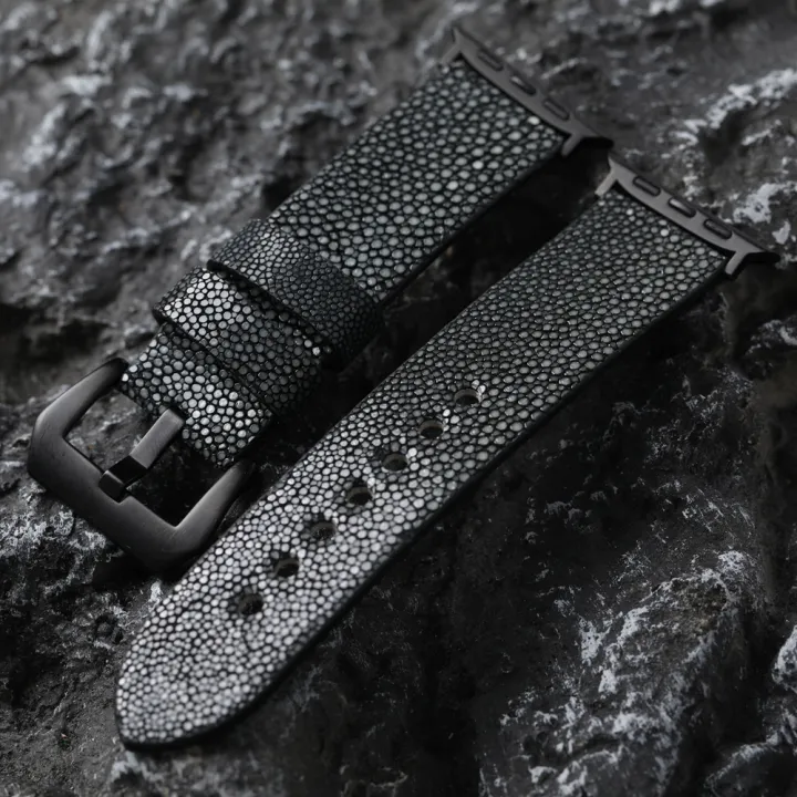 Handmade%20Devil%20fish%20Pearl%20Fish%20Leather%20Watchband%20For%20iWatch%20Apple%20watch%2049MM%2046MM%2045MM%2042mm%20s10%20Ultra%20men's%20bracelet%20vintage%20-%20Image%206