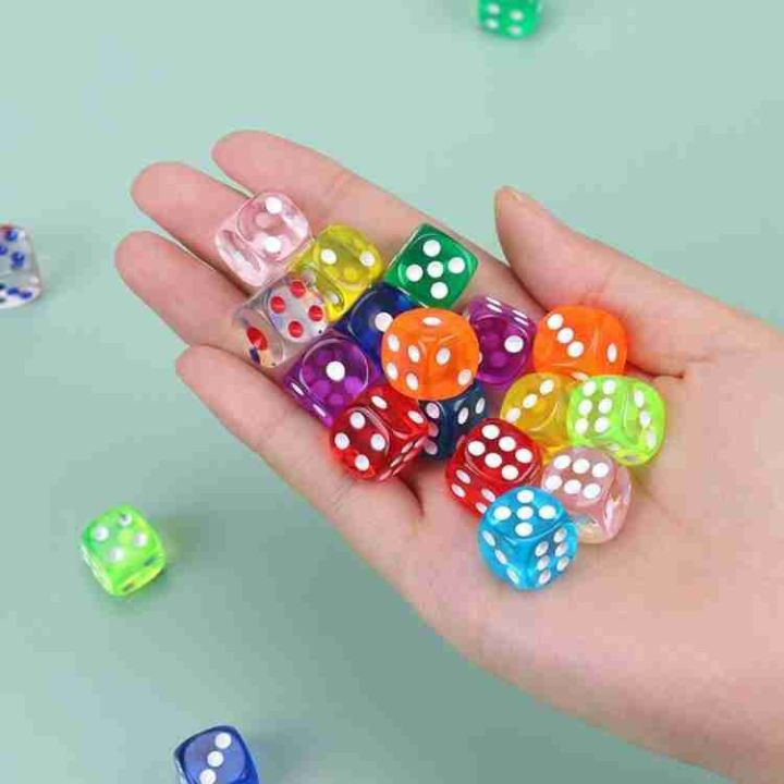 Ludo%20Dice%20Crystal%20plastic%20Mix%20Color%20Single%20piece%20-%20Image%203