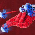 Spider Gloves Man Web Shooter For Kids, Launcher Spider Kids Plastic Cosplay Glove Hero Movie Launcher Wrist Toy Set Funny Decorate Children Funny Educational Toys. 