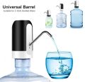 Automatic Water Bottle Pump Portable Electric Water Dispenser for USB Charging Home Outdoor Water Dispenser (Color : White, Size : One size). 