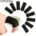 10PCS Finger Protection Arthritis Support Thumb Brace Protector Finger Guard Fitness Sport Basketball Gym Elastic Finger Sleeves. 
