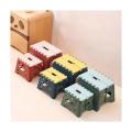 Outdoor Camping Garden Camping Kids and Adults Use Chair Seat Folding Step Stool Portable Chair Seat for Home Bathroom Kitchen. 