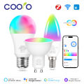 Smart WiFi Zigbee LED Light Bulb Dimmable E27 E14 GU10 RGBCW 2700-6500K LED Candle Lamp For Ewelink APP Alexa  Home Yandex lightify. 