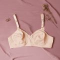 IFG Deluxe Pure Cotton Bra for Women - Elastic-Free, Comfortable, Best for Summer, Available in Sizes 30-40. 
