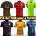 Pakistan Super League 2025 Official Article Customize Jersey 2025 With Your Name And Number| PSL SHIRTS 2025 | NEW PSL SHIRTS. 