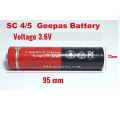 Geepas Rechargeable Torch Battery - 3.6V 2500mAh. 