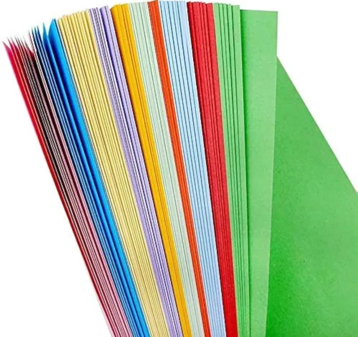 A4 Color Paper for Art and Craft/Printing Purpose Multi Color Paper ...