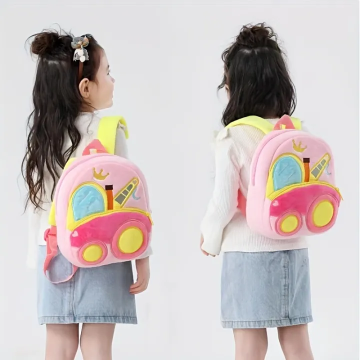 Cartoon%20Plush%20Kid%20Backpack%20Engineering%20Vehicles%20Kindergarten%20Schoolbag%20Baby%20Toddler%20Backpack%203D%20Excavator%20Tractor%20Backpack%20-%20Image%205