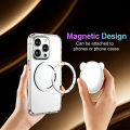 Cute Panda Magnetic Selfie Mirror, Universal MagSafe Compatible, Portable Rear Camera Tool .