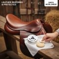 Professional Leather Saddle Soap Cleaner&Conditioner,Leather Care Balm for Riding Saddles,Prevents Cracking,Keeps Leather Soft. 