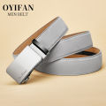 Men Belts Automatic Buckle Belt PU Leather High Quality For Men Leather Strap Casual For Jeans. 
