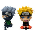 10cm Naruto Anime Figure Uzumaki Naruto Kakashi Uchiha Sasuke Itachi Cute Toys Q Figurals PVC Model children  . 