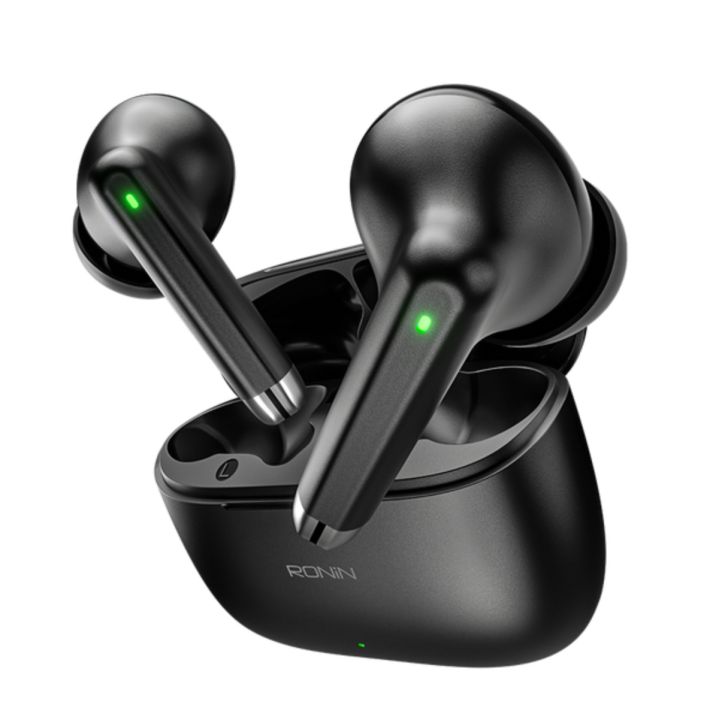 Ronin Vivid R-740 Bluetooth Earbuds | 13mm Drivers| Type-C, App-Controlled EQ, Crystal Clear Calls | Ronin Studio App Support For EQ Control | Customize Touch Controls