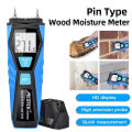 Professional Pin-Type Digital Wood Moisture Tester & Humidity Tester Handheld Moisture Meter for Paper, Walls, and Concrete. 