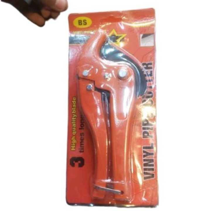 Pipe Cutter Tap Water Tool Snap On Accessory Orange Ratchet Quick Cut Ppr Pe Pvc Plastic Hose Pipe Tube Utensil Tool Tool Ratcheting for Plumbing Cutter Cleaning Sanitizing