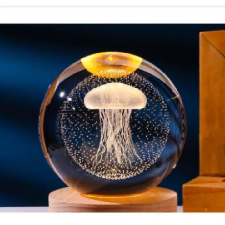 3d crystal ball lamp