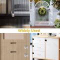 Password Rotate Bolt Latch 3 Digit Combination Home Security Latch Gate Latches Door Keyless Lock Twist Rotating Barrel Locks.