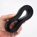 2Pcs Men's Belt Fashion Without Buckle High End Belts Black Soft PU Leather Men Belts Body No Buckle Strap.