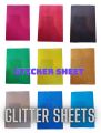 A4 Size Glitter Sticker Sheet| Fomic Sticker Glitter Sheet. 