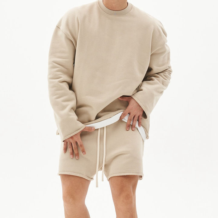 Mens%20Training%20Sports%20Suits%20Gym%20Fitness%20Kits%20Sportswear%20Hoodie%20Pullover%20Hooded%20Shorts%20Jogging%20Sets%20Cotton%20Running%20Tracksuits%20-%20Image%203