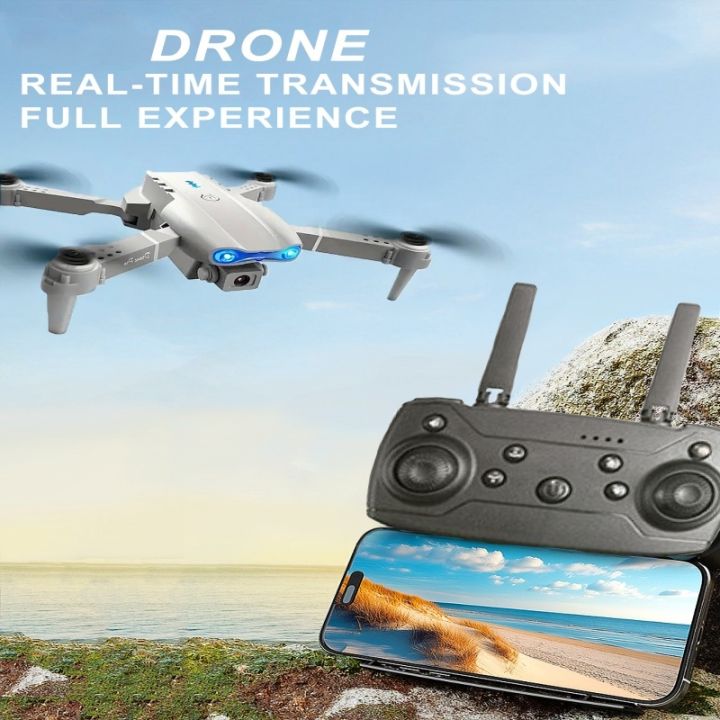 Drone%20With%204K%20HD%20FPV%202-Camera%20RC%20Drones%20Flying%20Drone%20with%202-Battery%20Altitude%20Hold%20Headless%20Mode%20One%20Key%20Start%20Speed%20Adjustment%20-%20Image%202