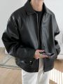 Vintage Loose Fit Raxzen Korean Jacket For Men's.. 