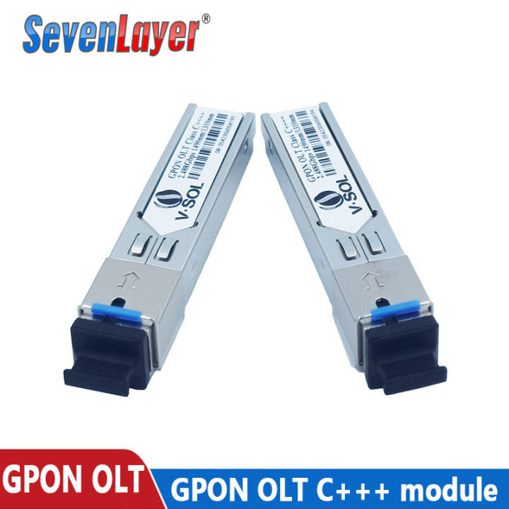 VSOL GPON OLT C+++ 20KM 7DB 8DB 9DB PON module SFP Modules SC port 1490/1310 Compatible With ZTE fiberhome huawei