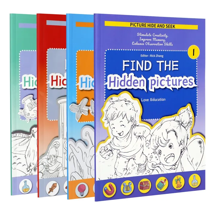 Find the Hidden Pictures Books for Kids – Fun Picture Hide and Seek ...