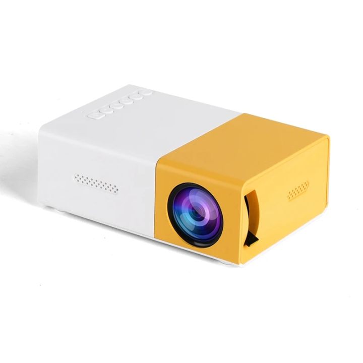 HD 1000 Lumens Mini Projector HDMI, USB SD Card Compatible Run Through Power Bank