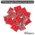 10pcs TTP223 Capacitive Touch Switch Module Single Channel Latching Jog Touch Key Red | Hemofy |. 