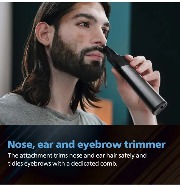 Philips%20All%20Metal%20Stainless%20Steel%20Ultra%20Precision%20Pro%20All-In-One%20Trimmer%20for%20men%20MG9551/65%20-%20Image%205