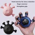 Hand Grip Strength Trainer Ball Sphere Finger Grip Strengthener Finger Exerciser Ball Hand Grips Exerciser Finger Strengthener. 