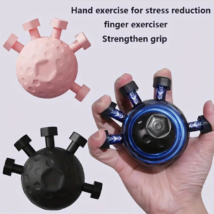Hand Grip Strength Trainer Ball Sphere Finger Grip Strengthener Finger Exerciser Ball Hand Grips Exerciser Finger Strengthener