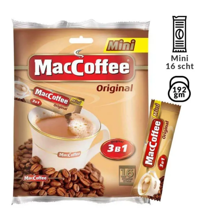 MacCoffee Original Mini 3 in 1 Pack of 16 Sachet | Daraz.com.np