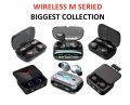 Wireless Bluetooth TWS Earbuds M-series Collection M10,M30 Gaming,M38,M41,M88 Plus,M90 pro. 