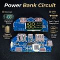 Digital Power Bank Circuit Display 5V 2A. 