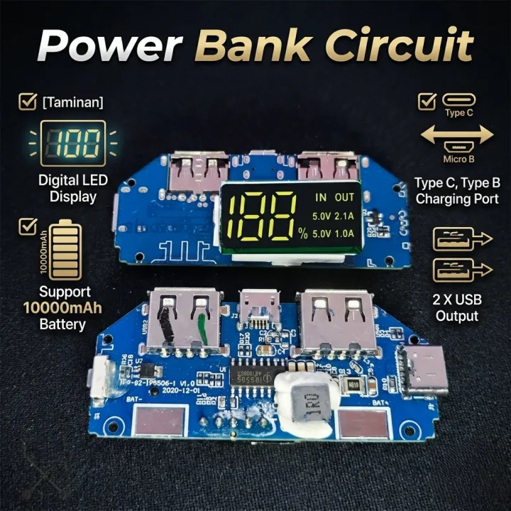Digital%20Power%20Bank%20Circuit%20Display%205V%202A%20-%20Image%202