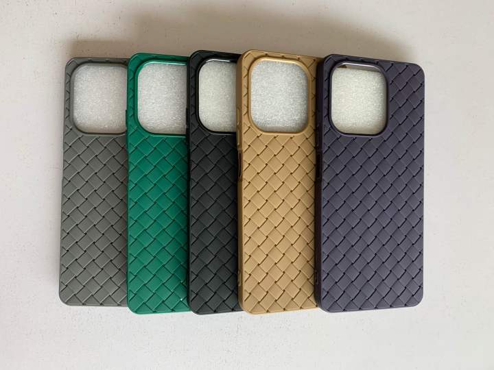 Oppo A5 Pro Woven Design Soft Back Cover
