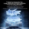 MEMO CX21 Cooling Fan For Overheating Mobile - Memo CX-21 Cooling Fan - Vertical 3D Airflow Channel - Memo Mobile Cooling Fan For Overheating Mobile - Best Cooling Performance in Gaming. 