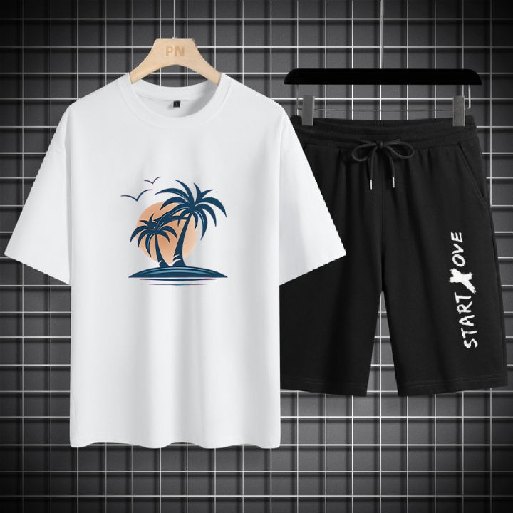 Men's%20Sets%202025%20Summer%20Fashion%20T%20Shirts%20Casual%20Polyester%20Gradient%20Shorts%20Set%20Men's%20Sporty%20Two-piece%20Outfit%20Basketball%20Tracksuits%20-%20Image%202