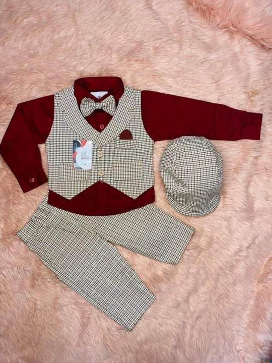Party%20dress%20set%20for%206%20month%20to%207%20years%20baby%20boy%205%20pcs%20set%20(%20full%20shirt%20,%20full%20pant%20,%20vest%20,%20cap%20Nd%20bow%20tie%20)%20-%20Image%203