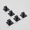 Self-Adhesive Black White Wall Hook for Keys Bag Clothes Hanger Bathroom Robe Coat Hook Towel Rack Bathroom Hardware Accessories.
