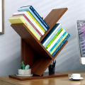 Tree-shaped bookshelf Desktop tree bookshelf 3-tier Bookcase Book rack. 
