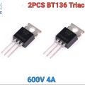 BT136 BT-136 
TRIAC 600E 
Switching Transistor. 